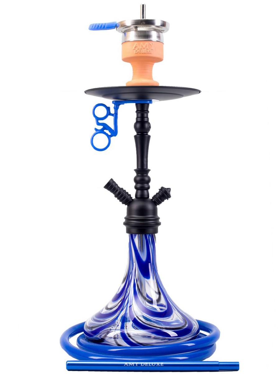 Amy 056 Middle Globe Blue (Matt schwarze Säule)