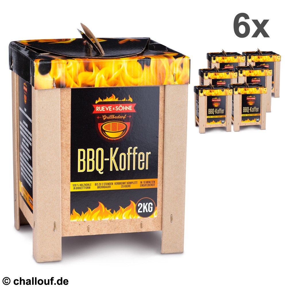 Rueve & Söhne BBQ-Koffer 6 x 2kg