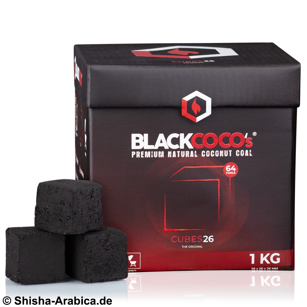 BlackCoco's Cubes26 Naturkohle 1kg