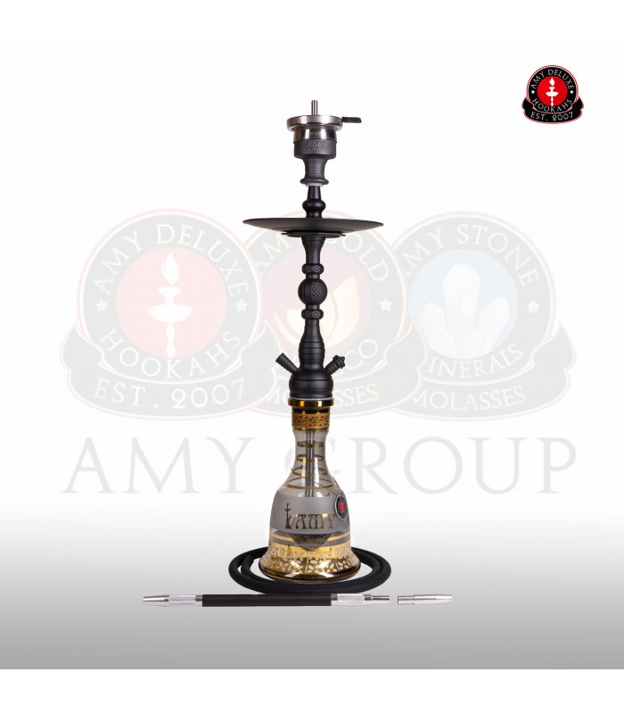 Amy Deluxe 088.01 Little Kura Clear-Gold (Matt schwarze Säule)