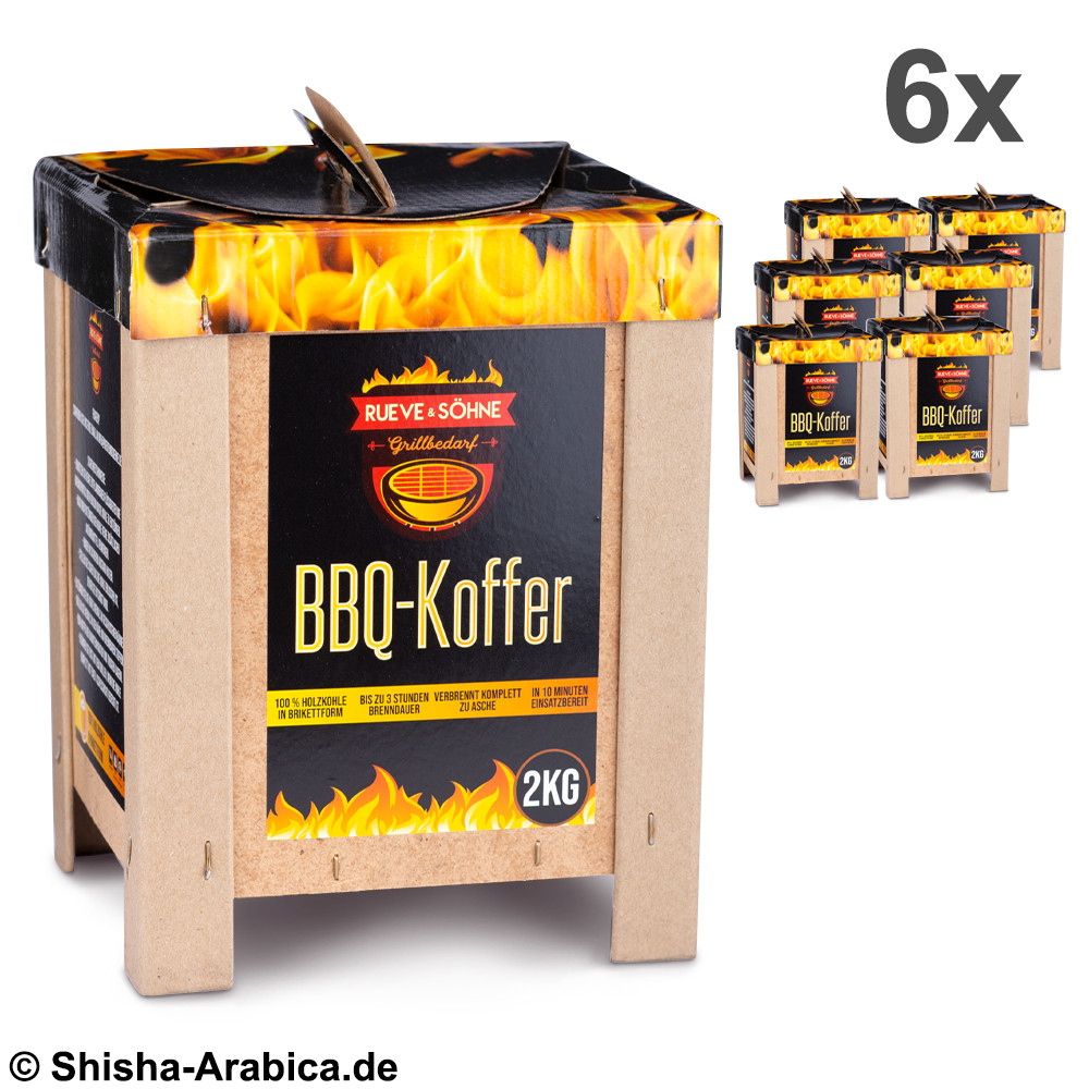 Rueve & Söhne BBQ-Koffer 6 x 2kg