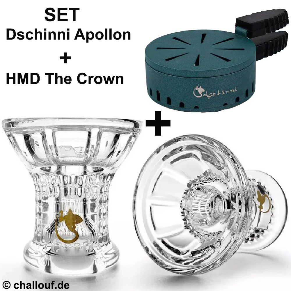 Set | Dschinni Apollon inkl. The Crown HMD Türkis