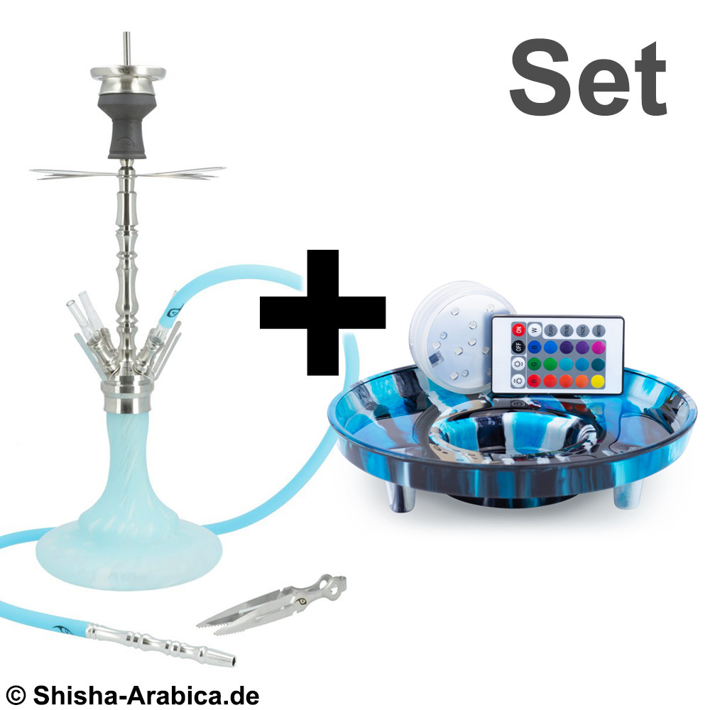 ARYF Gloria 4 2.0 Matt Blue + Venoz LED T1 Desert Blue