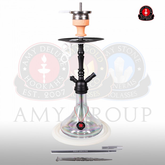 Amy 056R Middle Globe R Clear (Matt schwarze Säule)