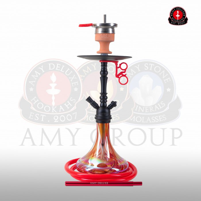 Amy 056R Middle Globe R Red (Matt schwarze Säule)