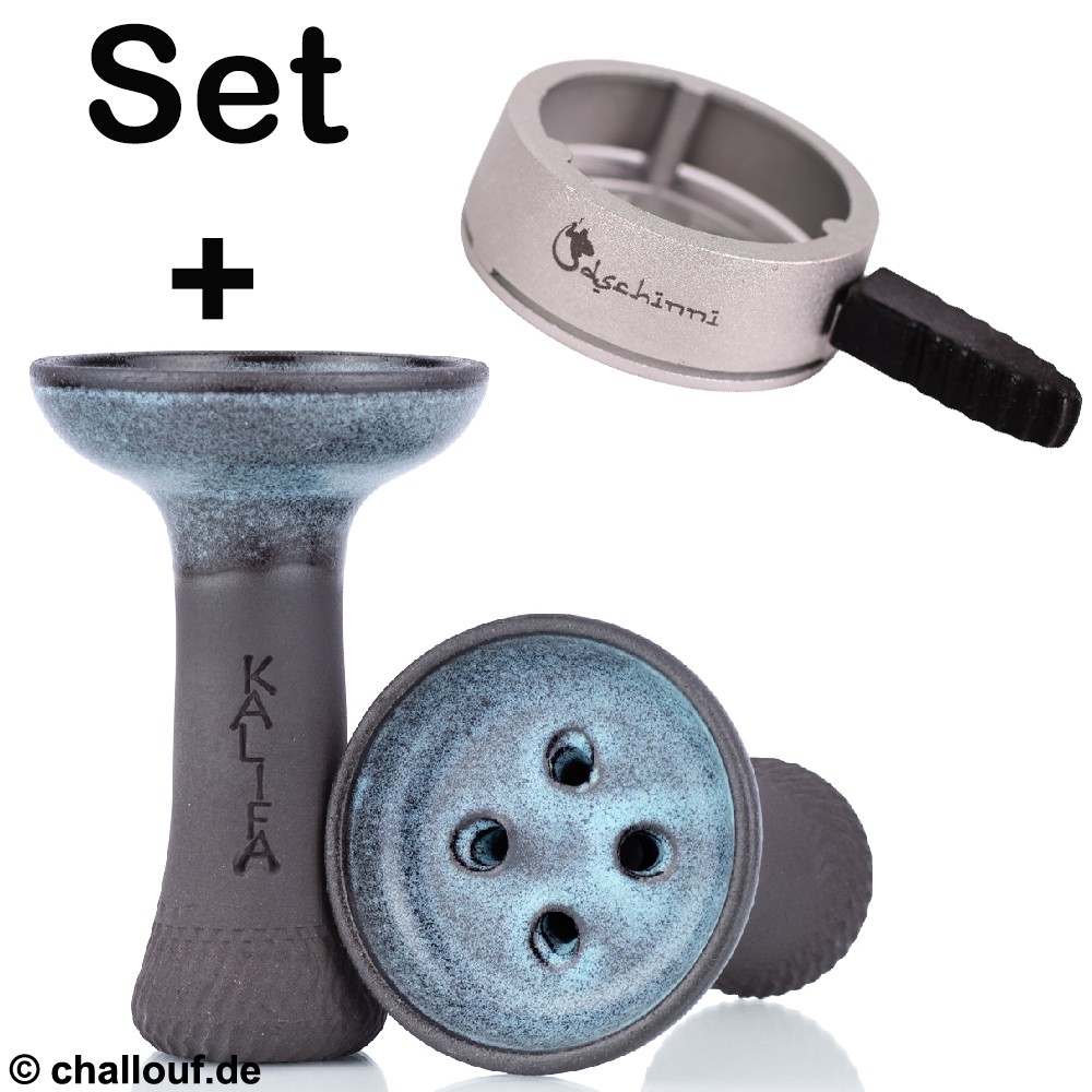 Set | Kalifa Classic Larimar inkl. Dschinni HMD Screen Silver